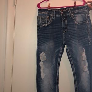 Rock revivals men’s jeans